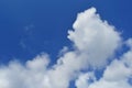 Abstract white clouds against blue sky