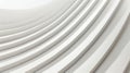 Abstract White Curved Lines Architecture Background