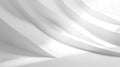 Abstract White Curves Flowing Light Modern Minimalist Design Architecture Smooth Surfaces Plain Simple