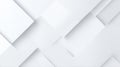 Abstract White 3D Paper Background: Geometric Overlapping Rectangles and Squares with Subtle Texture and Shadows for a Clean Royalty Free Stock Photo