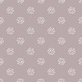 Abstract white dotted circles creating texture effect. Seamless vector pattern on dusty pink background . Backdrop with Royalty Free Stock Photo