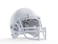 an abstract white football helmet
