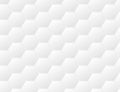 Abstract White Futuristic Honeycomb Cell Pattern