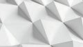 Abstract White Geometric 3D Rhombus Pattern Background Royalty Free Stock Photo