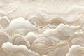 Abstract white golden wavy background Royalty Free Stock Photo