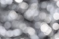 Abstract white and gray blur bokeh background