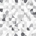 Abstract white and gray geometric background with subtle lines creating a complex pattern Royalty Free Stock Photo