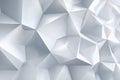 Abstract White and Gray Polygonal Background Royalty Free Stock Photo