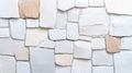 Abstract White and Gray Stone Concrete Texture Background for Wallpapers, Tiles, and Banners - Panoramic View Royalty Free Stock Photo