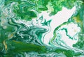 Abstract white and green marble background. Game of colors Royalty Free Stock Photo