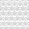 Abstract White intersecting ribbed surface with various geometric shapes - Square Background Royalty Free Stock Photo