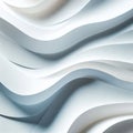 Abstract white and light grey wave modern soft luxury texture with smooth and clean vector background illustration. Royalty Free Stock Photo