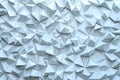 Abstract white low poly background with polygonal geometric shapes creates modern and dynamic visual effect Ideal for digital
