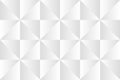 Abstract white minimalistic pattern, geometric triangles