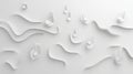 Abstract White Music Notes Waves Background Royalty Free Stock Photo