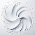 Abstract white paper wave curve lines design, water splash, luxury texture with smooth and clean subtle background Royalty Free Stock Photo