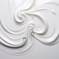 Abstract white paper wave curve lines design, water splash, luxury texture with smooth and clean subtle background Royalty Free Stock Photo