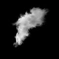 Abstract white powder cloud