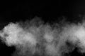 Abstract white dust exhale. Royalty Free Stock Photo