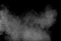 Abstract white dust exhale. Royalty Free Stock Photo