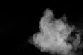 Abstract white dust exhale. Royalty Free Stock Photo