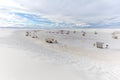 Abstract White Sands Desert Landscape