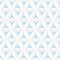 Abstract White Seamless Pattern. Vector Geometric Background wit Royalty Free Stock Photo