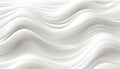 Abstract white seamless wave texture pattern background in monochromatic color scheme Royalty Free Stock Photo