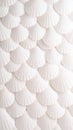 Abstract White Seashells Repeating Pattern Textured Background Coastal Design Royalty Free Stock Photo