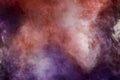 Abstract white smoke isolated color pink red and purple background