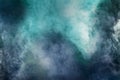 Abstract white smoke isolated colorful blue and green background Royalty Free Stock Photo