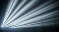 Abstract White Stage Lights A Captivating Display of Illumination and Atmospheric Effects Creating an Ethereal Scene Royalty Free Stock Photo