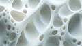 Abstract White Surface With Irregular Holes Royalty Free Stock Photo