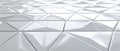 Abstract white triangular geometric pattern background