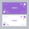 Abstract white violet background texture illustration with dot plus for banner, social media template, poster and flyer template Royalty Free Stock Photo