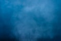 Abstract white water vapor on a blue background. Texture. Design elements. Royalty Free Stock Photo