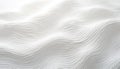 Abstract white wave pattern with subtle ridges and curves. Clean background texture with smooth undulation, useful for design and Royalty Free Stock Photo