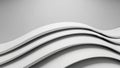 Abstract White Wavy Layers Creating a Smooth Curved Surface image photo Royalty Free Stock Photo