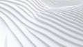 Abstract white wavy lines background, modern minimalist design Royalty Free Stock Photo