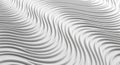 Abstract white wavy lines pattern with subtle shadows and highlights Royalty Free Stock Photo