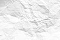 Abstract white wrinkled paper background