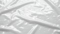 Abstract White Wrinkled Plastic Sheet Texture background Royalty Free Stock Photo