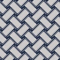 Abstract Wicker rattan seamless pattern