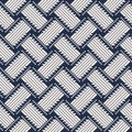 Abstract Wicker rattan seamless pattern