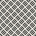 Abstract wicker seamless pattern. illustration