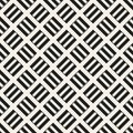 Abstract wicker seamless pattern. illustration