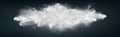 Abstract wide design of white powder snow cloud