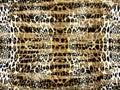 Abstract wild leopard skin fabric with grunge surface