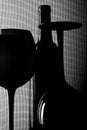 Abstract Wine Glassware Design Royalty Free Stock Photo
