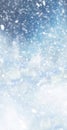 Abstract winter christmas background with shiny snow and blizzard. Space for text. Vertical for stories